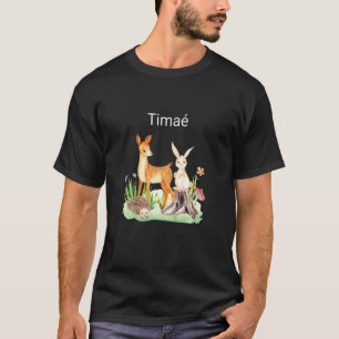 Camiseta Niños Cebollos de conejo de ciervos animales Timaé