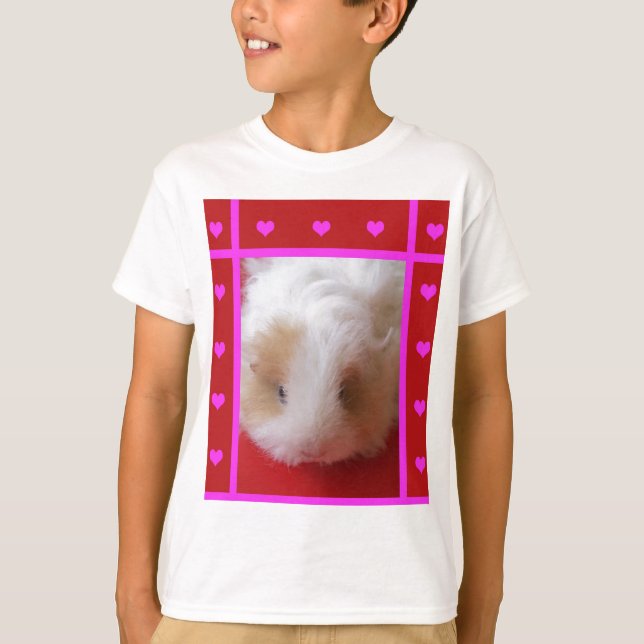 Camiseta Niños Cerdo en Guinea Animal (Anverso)