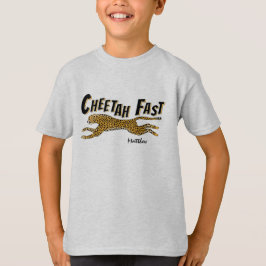Camiseta Niños Cheetah Fast Running Deportes Regalo diverti