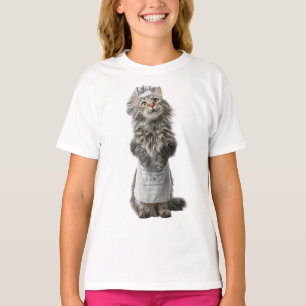 Camiseta Niños Chef Gato Culinario