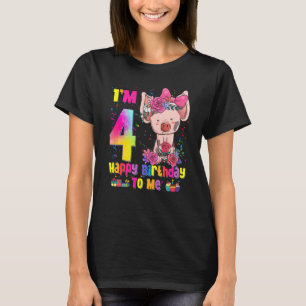 Camiseta Niños Chica de 4 años Impresionante Princesa Cute 