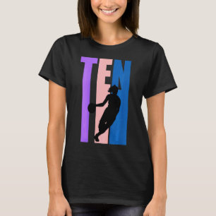 Camiseta Niños Chica de Baloncesto 10 Hoy Cumpleaños 10°