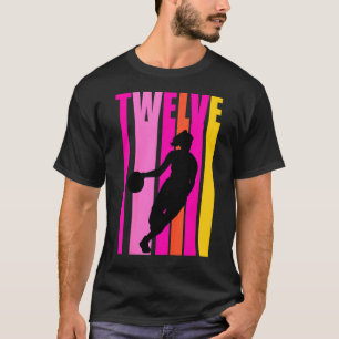 Camiseta Niños Chica de baloncesto 12 cumpleaños 12 doce T