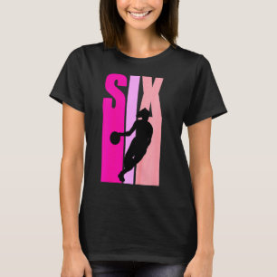 Camiseta Niños Chica de Baloncesto 6 Hoy Cumpleaños 6 Sexto