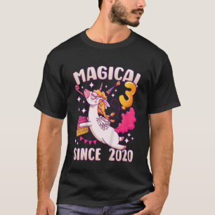 Camiseta Niños chica de cumpleaños de 3 años, nacido en 202