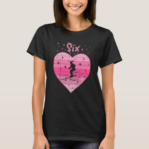 Camiseta Niños Chica hija esquiadora vacaciones de esquí cu