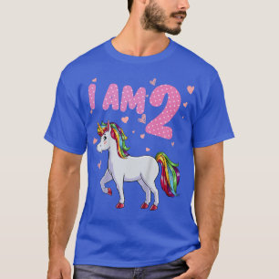 Camiseta Niños Chica unicornio Chicas de 2 años de edad U