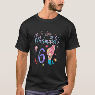 Camiseta Niños Chicas 6 Chicas de cumpleaños