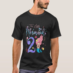 Camiseta Niños Chicas Chica del Segundo Cumpleaños Esta Sir