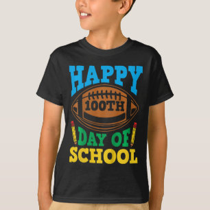 Camiseta Niños Chicas de 100 días de colegio Felices 100 dí