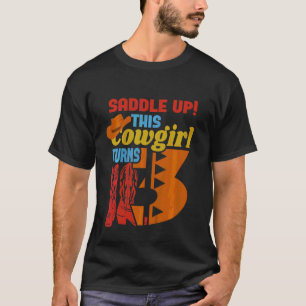 Camiseta Niños Chicas De 3 Años Fiesta De Cumpleaños Esta V