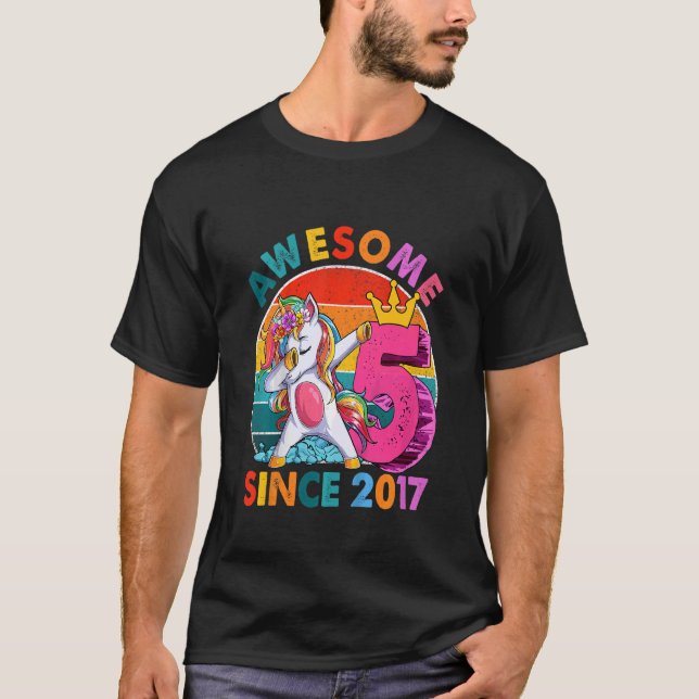 Camiseta Niños Chicas de 5 años de edad adolescentes dabbin (Anverso)