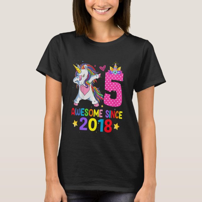 Camiseta Niños Chicas de 5 años de edad adolescentes dabbin (Anverso)
