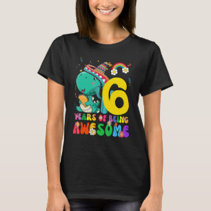 Camiseta Niños Chicas de 6 años de edad quitan dinosaurio 6