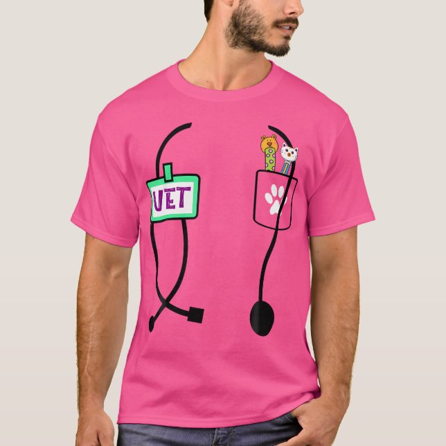 Camiseta Niños Chicas de disfraces veterinarios Médicas ani (Anverso)