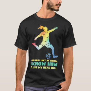Camiseta Niños Chicas De Fútbol Brillantes Y Fútbol Femenin
