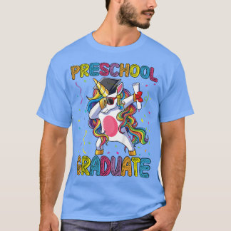 Camiseta Niños Chicas de graduación preescolar Dab Unicorn 