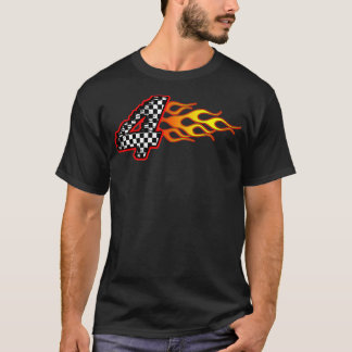 Camiseta Niños Chicas de la fiesta de cumpleaños de cuatro