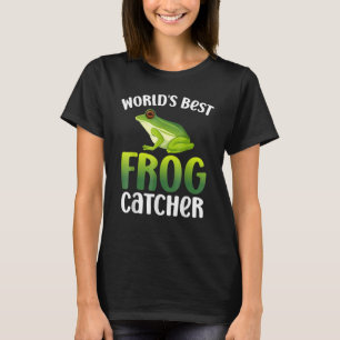 Camiseta Niños Chicas de la mejor rana del mundo de los caz