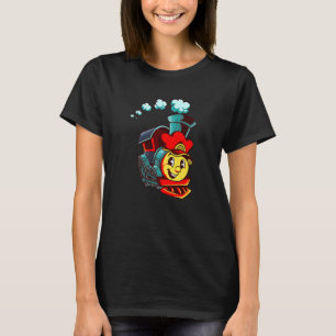 Camiseta Niños Chicas de Locomotoras y Modelos de Tren Ferr