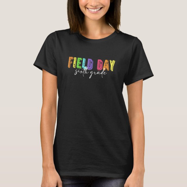 Camiseta Niños Chicas de sexto grado de Field Day Niños 1 (Anverso)