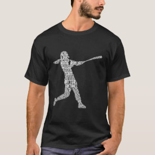 Camiseta Niños Chicas de Softball Mujeres