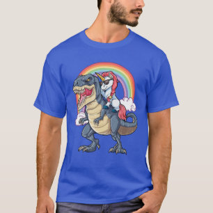 Camiseta Niños Chicas de Unicornio viajando en bicicleta Re