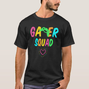 Camiseta Niños Chicas de videojuegos de la brigada gamer