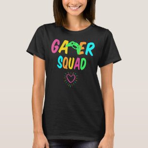 Camiseta Niños Chicas de videojuegos de la brigada gamer