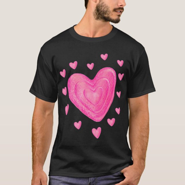 Camiseta Niños Chicas Día de San Valentín de la escuela de  (Anverso)