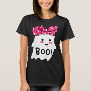 Camiseta Niños chicas Feliz Fantasma De Halloween Con Banda