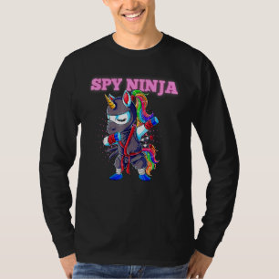Camiseta Niños Chicas Ninjas Unicornio de videojuegos de es