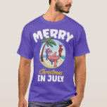 Camiseta Niños Chicas Xmas Mens Beach Santa Merry Christm<br><div class="desc">Niños Chicas de Xmas Mens Beach Santa Merry Navidad en julio Premium.</div>