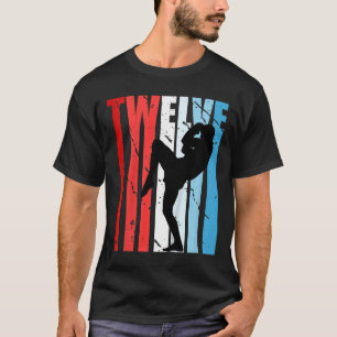 Camiseta Niños Chico Kickboxing 12 Cumpleaños Kickboxer Coo