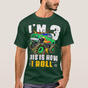 Camiseta Niños, chicos, tengo 3 años, así es como rollo la 