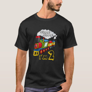 Camiseta Niños Choo Choo Tengo 2 años de Locomotora Niños T