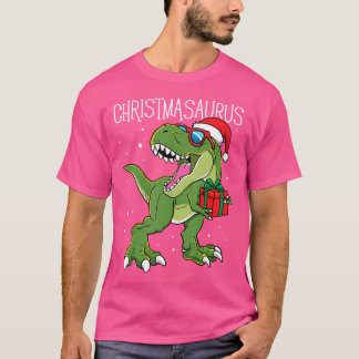 Camiseta Niños Christmasaurus Navidades Dinosaur Dino Famil