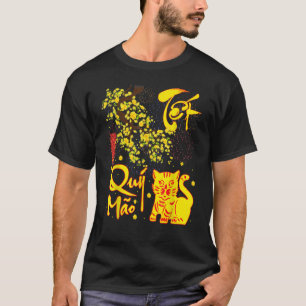 Camiseta Niños Chuc Mung Nam Moi Tet Quy Mao 2023 Afortunad