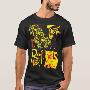 Camiseta Niños Chuc Mung Nam Moi Tet Quy Mao 2023 Afortunad