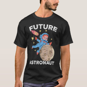 Camiseta Niños Ciencia Espacio Exterior Luna Galaxia Futuro
