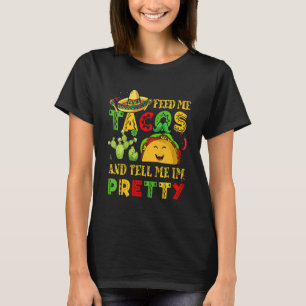 Camiseta Niños Cinco De Mayo Alimentarme Taco Díganle A Bon