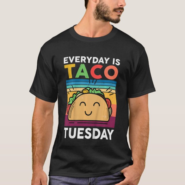 Camiseta Niños Cinco De Mayo Todos Los Días Taco Martes Mex (Anverso)