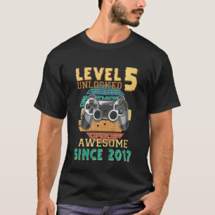Camiseta Niños Cinco niños cinco años niño varón cinco años