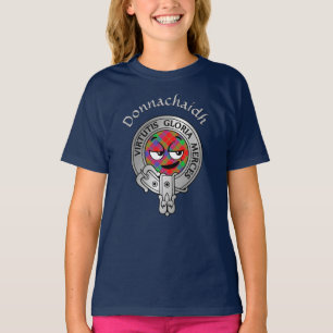 Camiseta Niños Clan Donnachaidh Escudo y Tartan T-Shirt