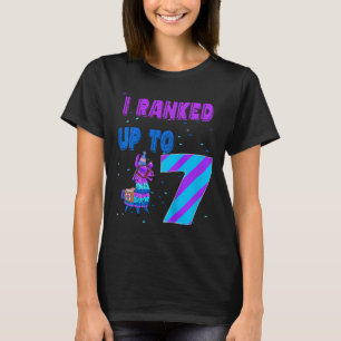 Camiseta Niños Clasifiqué Hasta 7 Videojuego Cumpleaños 7 L