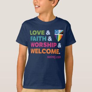 Camiseta Niños color bienvenidos con orgullo escudo