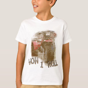Camiseta Niños cómo RUEDO ATV Trike rojo retro