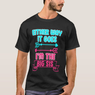 Camiseta Niños Como sea, soy la gran hermana de género rev