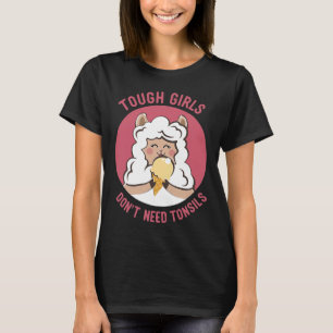 Camiseta Niños con Chicas fuertes no necesitan helados de o