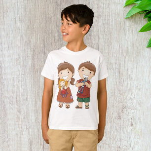 Camiseta Niños Con Juguetes